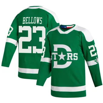 Men's Brian Bellows Dallas Stars 2020 Winter Classic Jersey - Green Authentic