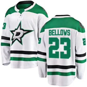 Men's Brian Bellows Dallas Stars Away Jersey - White Breakaway