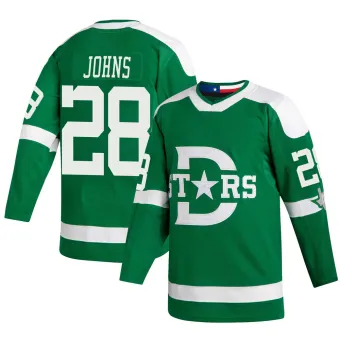 Men's Stephen Johns Dallas Stars 2020 Winter Classic Jersey - Green Authentic