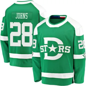 Men's Stephen Johns Dallas Stars 2020 Winter Classic Jersey - Green Breakaway