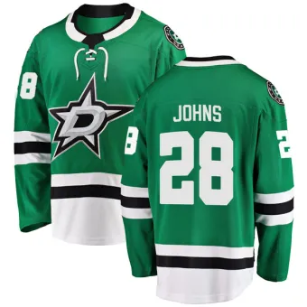 Men's Stephen Johns Dallas Stars Home Jersey - Green Breakaway