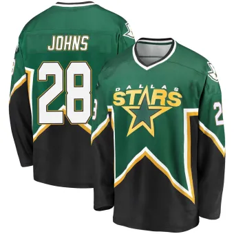 Men's Stephen Johns Dallas Stars Kelly Premier Heritage Jersey - Green/Black Breakaway