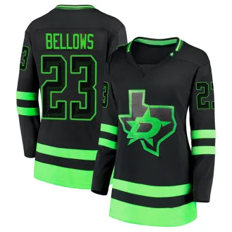 Women's Brian Bellows Dallas Stars 2020/21 Alternate Premier Jersey - Black Breakaway