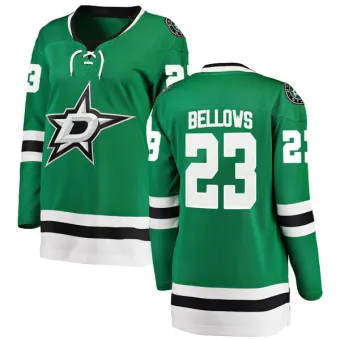 Women's Brian Bellows Dallas Stars Home Jersey - Green Breakaway